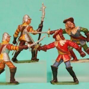 SOLD Cherilea ECW Royalists & Roundheads - WHITE Plastic!