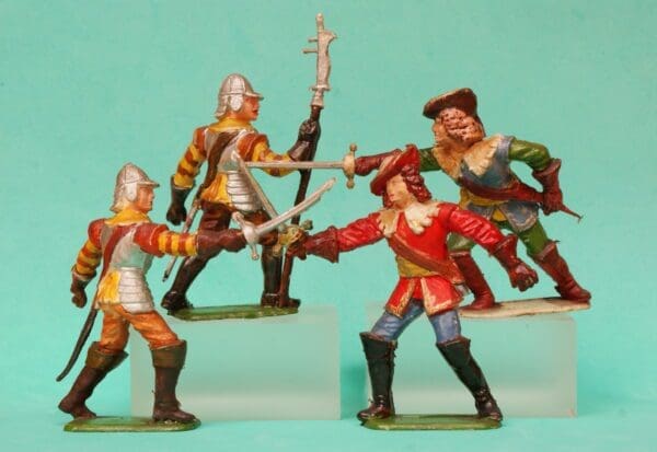 SOLD Cherilea ECW Royalists & Roundheads - WHITE Plastic!