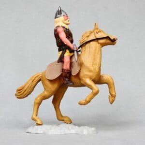 SOLD Timpo Mounted Viking, Battle-axe in Lowered Arms