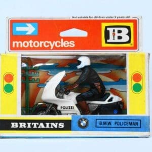 SOLD Britains BMW Police Motorcycle - Window Box