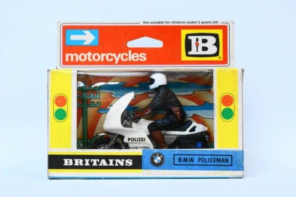 SOLD Britains BMW Police Motorcycle - Window Box