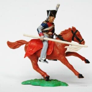 SOLD Timpo Battle of Waterloo British Mounted Lancer