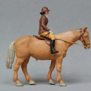 SOLD Female Rider on "Percheron" Horse - PVC Issue