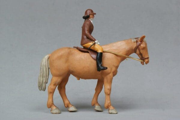 SOLD Female Rider on "Percheron" Horse - PVC Issue