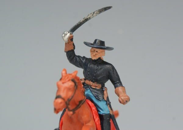 SOLD Timpo ACW Mounted Union Officer with Sword - Superb!