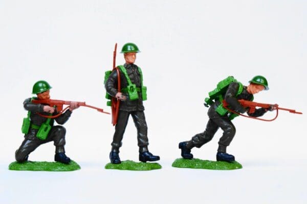 SOLD Swoppet Infantry in Action 3-Figures