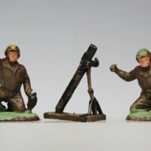 SOLD VP Khaki Mortar Team - Timpo Copies