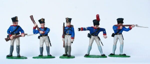 SOLD Timpo Battle of Waterloo Prussian Infantry