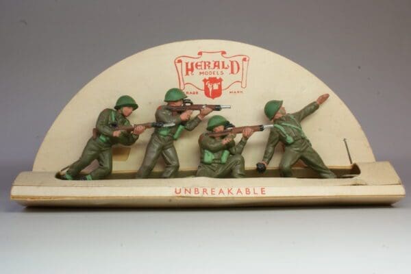 SOLD Herald Khaki Infantry Military Display Card