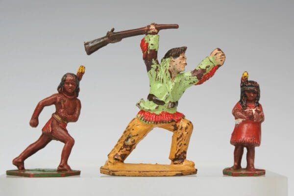 SOLD Lone Star Davy Crockett & Indian Children