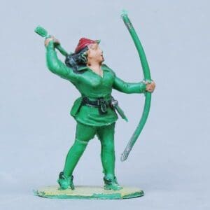 SOLD Cherilea Maid Marian, Disguised as Robin Hood, Firing Bow