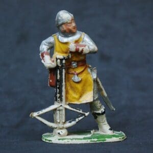 SOLD Cherilea 54mm Sheriff's Man-at-Arms - WHITE Plastic