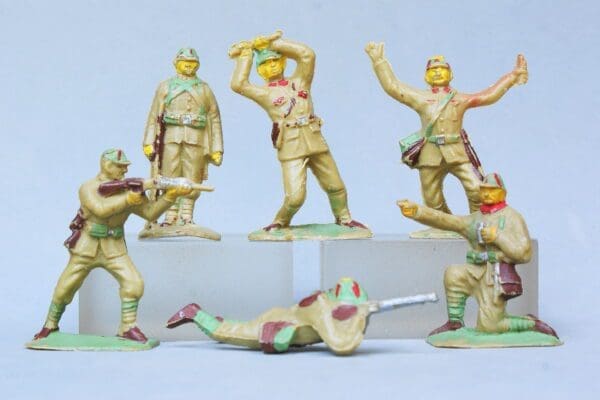 SOLD Trojan Japanese Soldiers - Full Set of 6