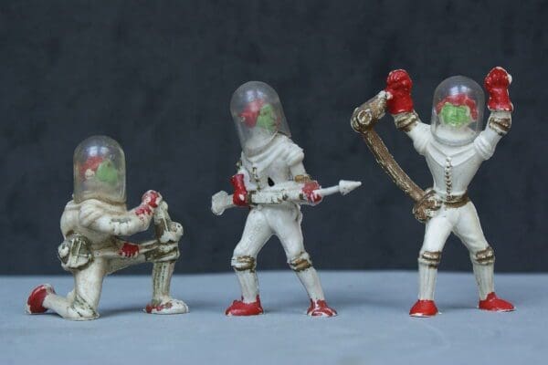 SOLD Cherilea (Hilco) Plastic Spacemen - with Helmets!