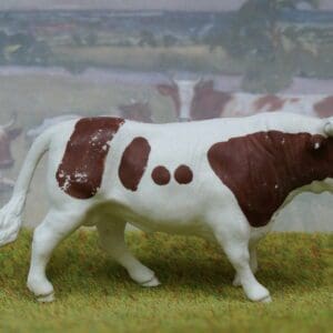 SOLD Herald White and Brown Bull