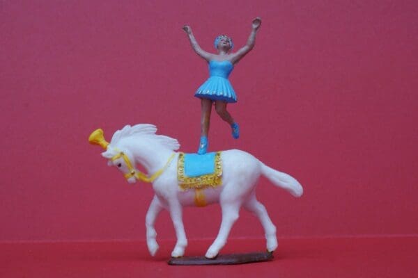 SOLD Charbens Circus Equestrienne - Light Blue Variant