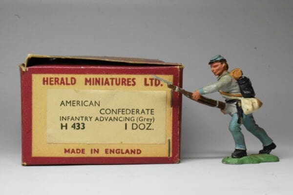SOLD Confederate Infantry Advancing 'Rahere' Trade Box