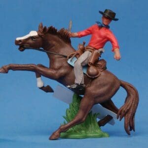 SOLD Swoppet Cowboy Knife Fighter Mounted (2nd Series)