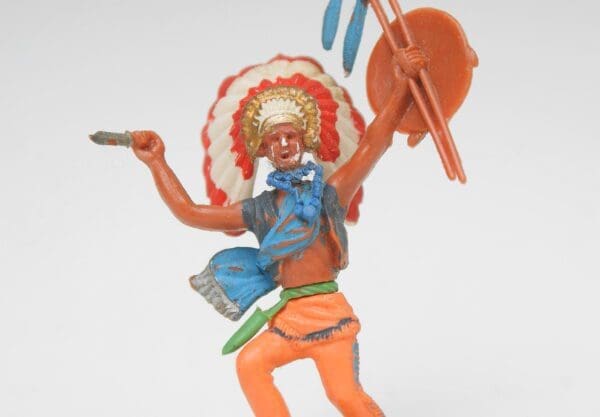 Swoppet Indian Chief with Dagger - SAGE GREEN Belt