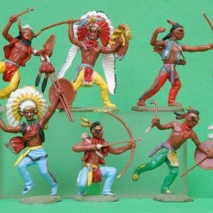 Britains Swoppet Indians - Full Set of 6 Poses