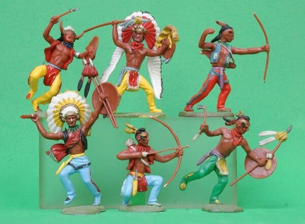 Britains Swoppet Indians - Full Set of 6 Poses