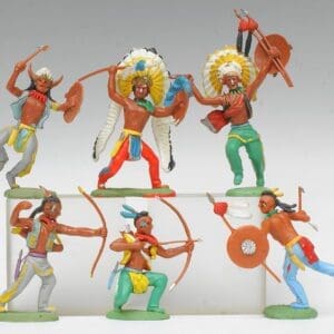 Britains Swoppet Indians - Full Set of 6 Poses