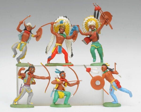 Britains Swoppet Indians - Full Set of 6 Poses