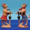 SOLD Charbens Circus Performing Dogs - Tan Plastic