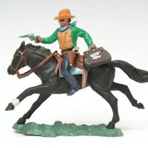 Swoppet Bank Robber Mounted GREEN Torso - Early Issue!