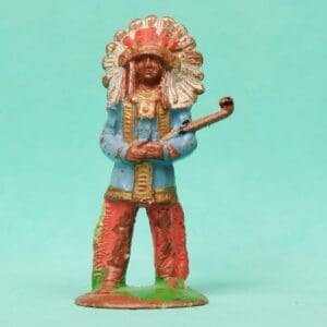 SOLD Cherilea Indian Chief with Peace-pipe
