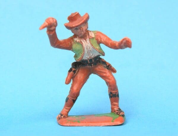 SOLD Cherilea 54mm Cowboy Knife-fighter