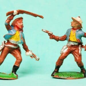 NEW! Cherilea Cowboys - Early Plastic - Matching Pair