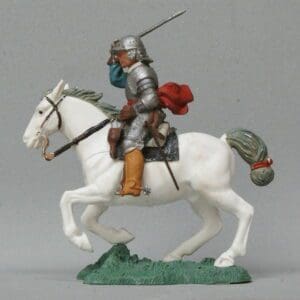 SOLD ECW Roundhead Officer, Mounted - SMOOTH Plastic Horse