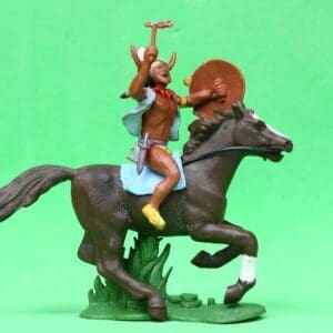 SOLD Swoppet Mounted Medicine Man (2nd Issue Horse)