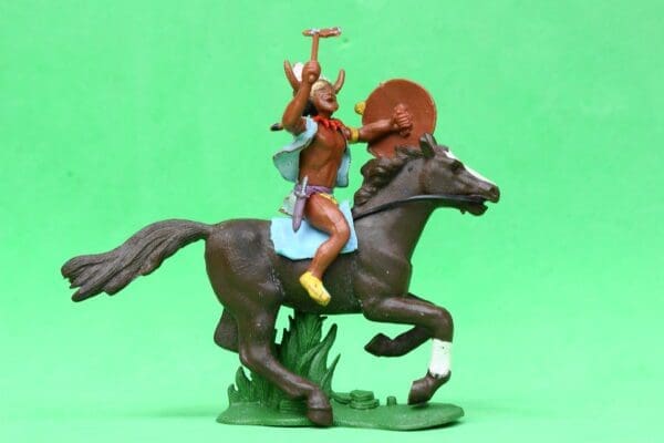 SOLD Swoppet Mounted Medicine Man (2nd Issue Horse)