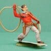 NEW! Herald Swoppet Cowboy Throwing Lasso RED Torso