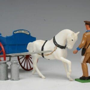 SOLD Britains Milk Float (Blue) with Plastic Milkman