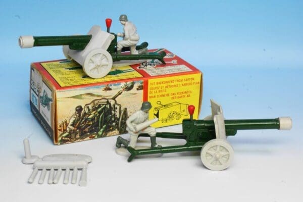 SOLD Mini-set German Gun Scenic Model Boxed