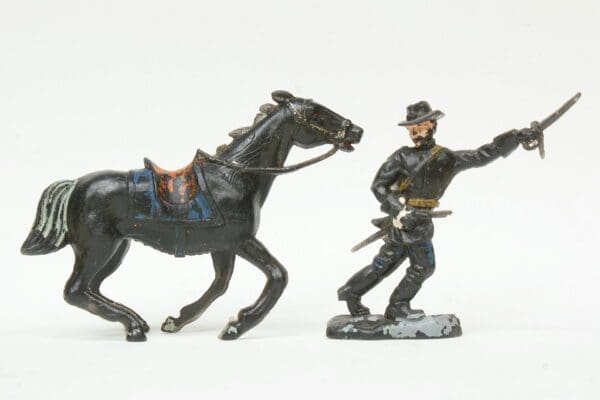 Hilco 54mm Rare ACW Officer & Horse