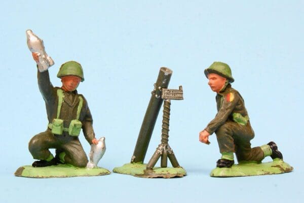 SOLD Kentoys British Mortar & Crew - Superb in this Condition!