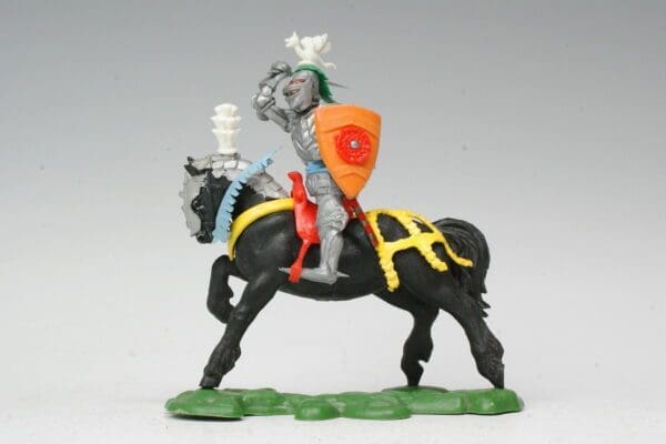 SOLD Swoppet C15th Mounted Knight Attacking