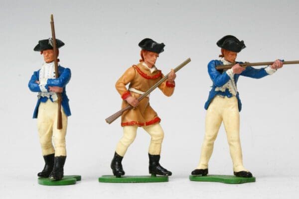 SOLD Swoppet AWI Infantry - 3-Figures with Scout