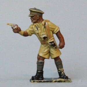 SOLD Lone Star African Troops Officer Firing Pistol