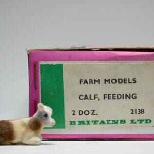 SOLD Britains Calf Lying 'Fiddlers Furlet' Flocked