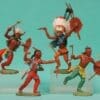 SOLD Herald Swoppet Indians - Group of 4
