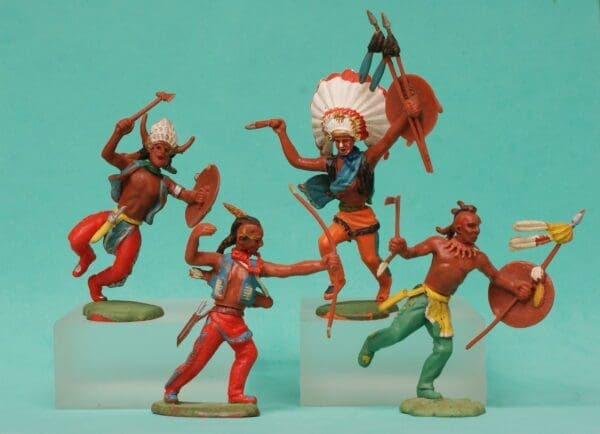 SOLD Herald Swoppet Indians - Group of 4