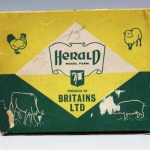 SOLD Herald Heifer Calf in Early Model Farm Trade Box
