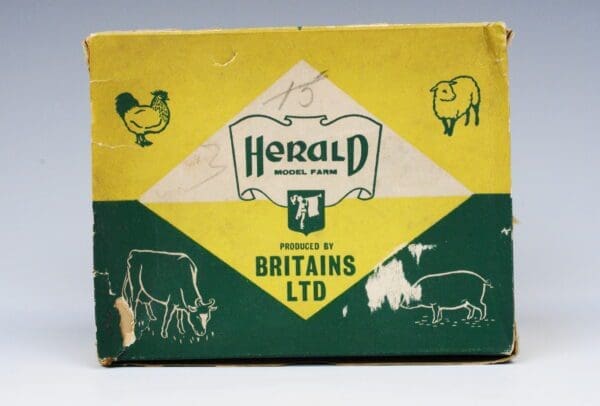 SOLD Herald Heifer Calf in Early Model Farm Trade Box