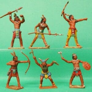 SOLD Cherilea 60mm Indians - Complete Set of 6 Poses