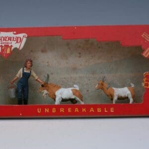SOLD Herald Farm Display Carton - Landgirl & Goats